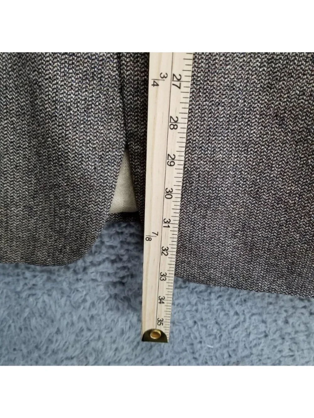 Oscar De La Renta Jacket Mens 42R Brown Silk Blend Long Sleeve Tweed Blazer